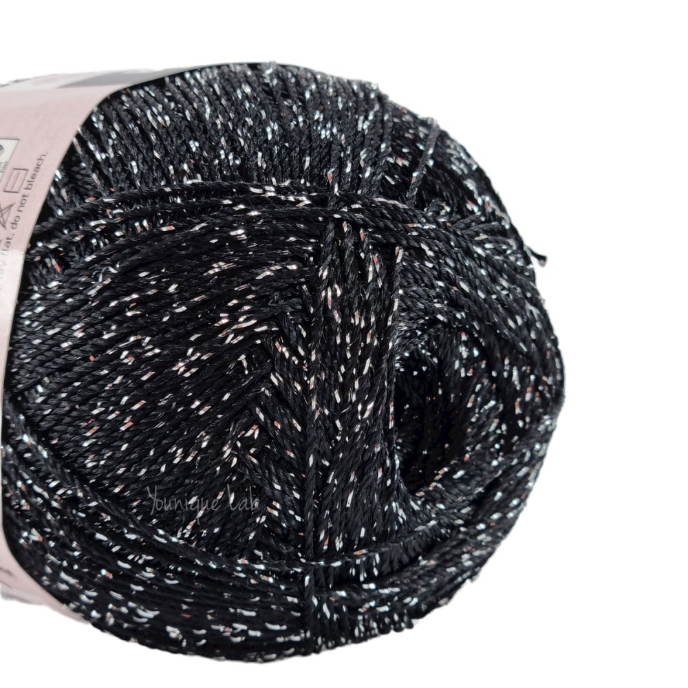 107 037 μαύρο ασημί Bright Yarn Art
