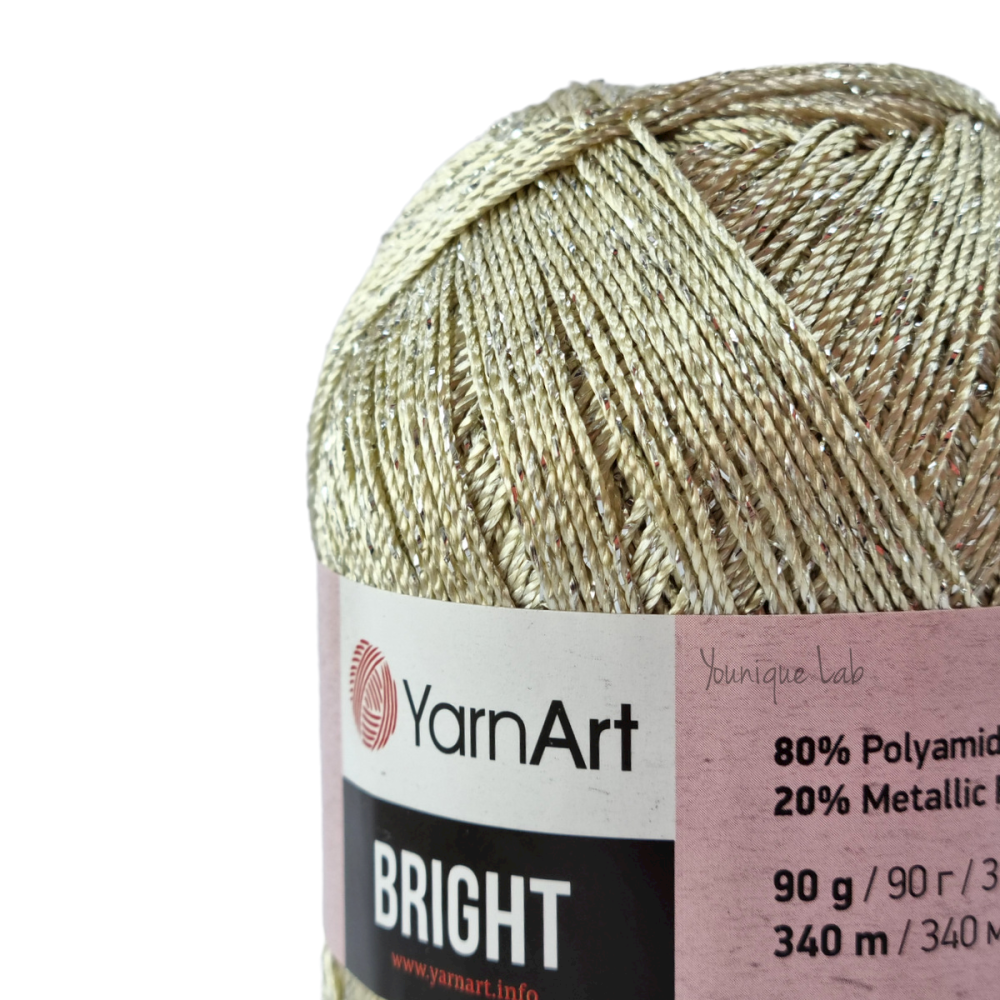 120 051 χρυσό ασημί Bright Yarn Art 1