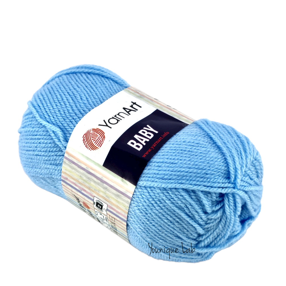 215 γαλάζιο Baby Yarn Art 1