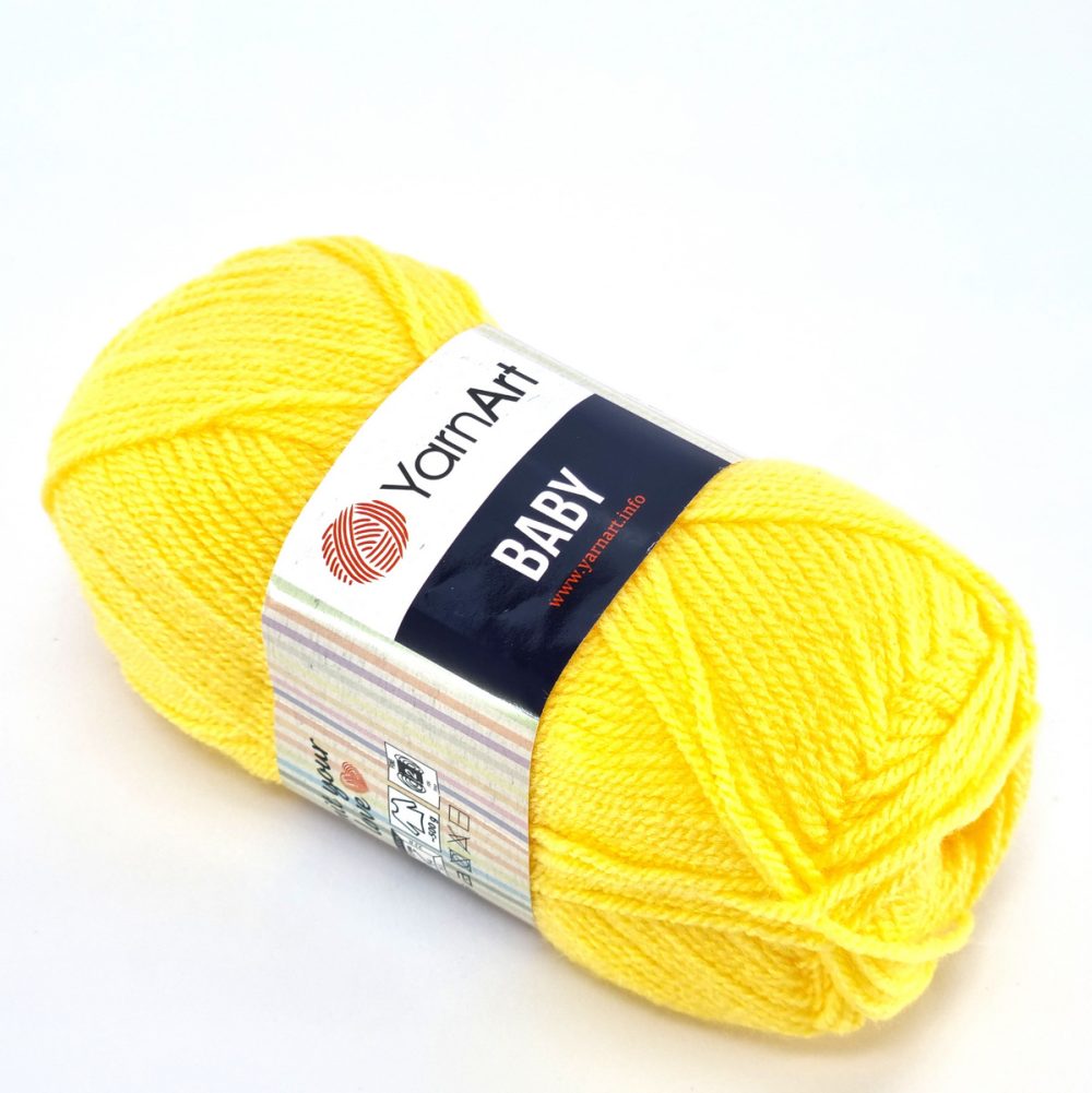 315 κίτρινο Baby Yarn Art 1