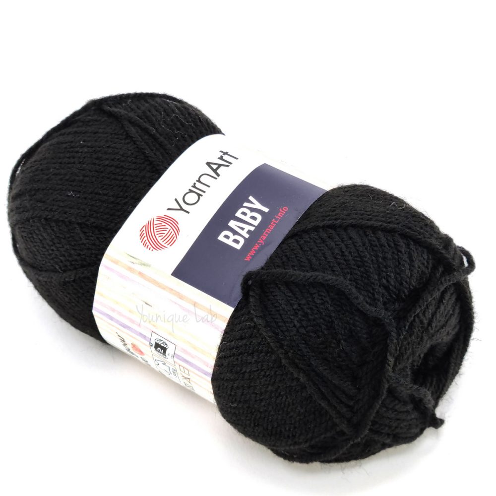 585 μαύρο Baby Yarn Art 1