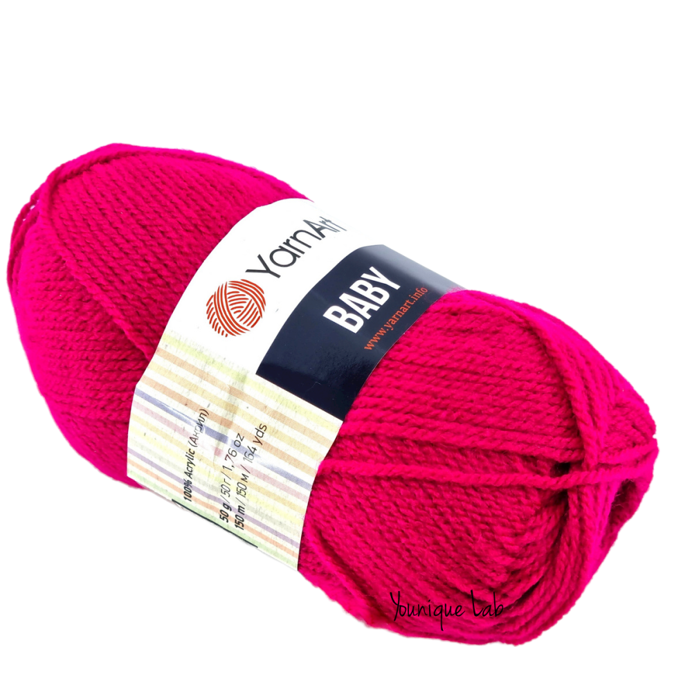8041 φούξια Baby Yarn Art 1