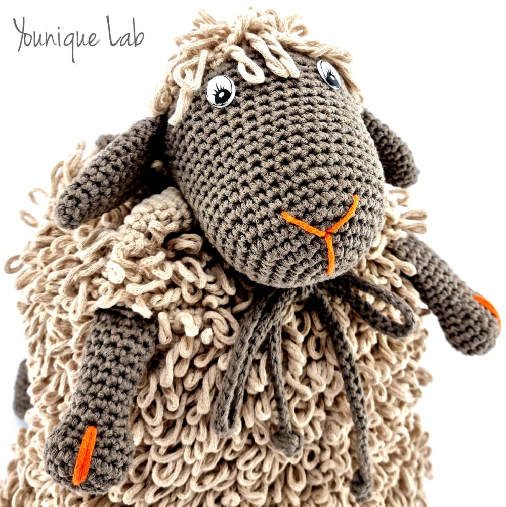 Amigurumi Κιτ τσάντα πλάτης πρόβατο by Younique Lab 4