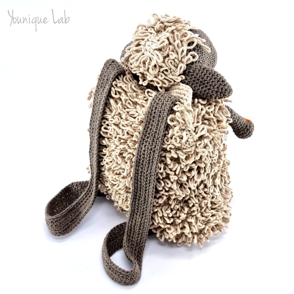 Amigurumi Κιτ τσάντα πλάτης πρόβατο by Younique Lab 6