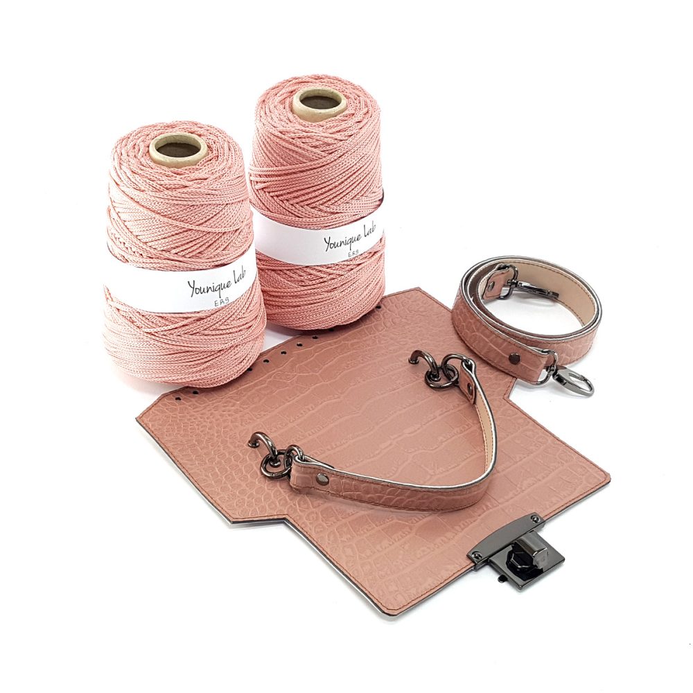 CR27 Ophelia kit σε ροζ κροκό δέρμα 2