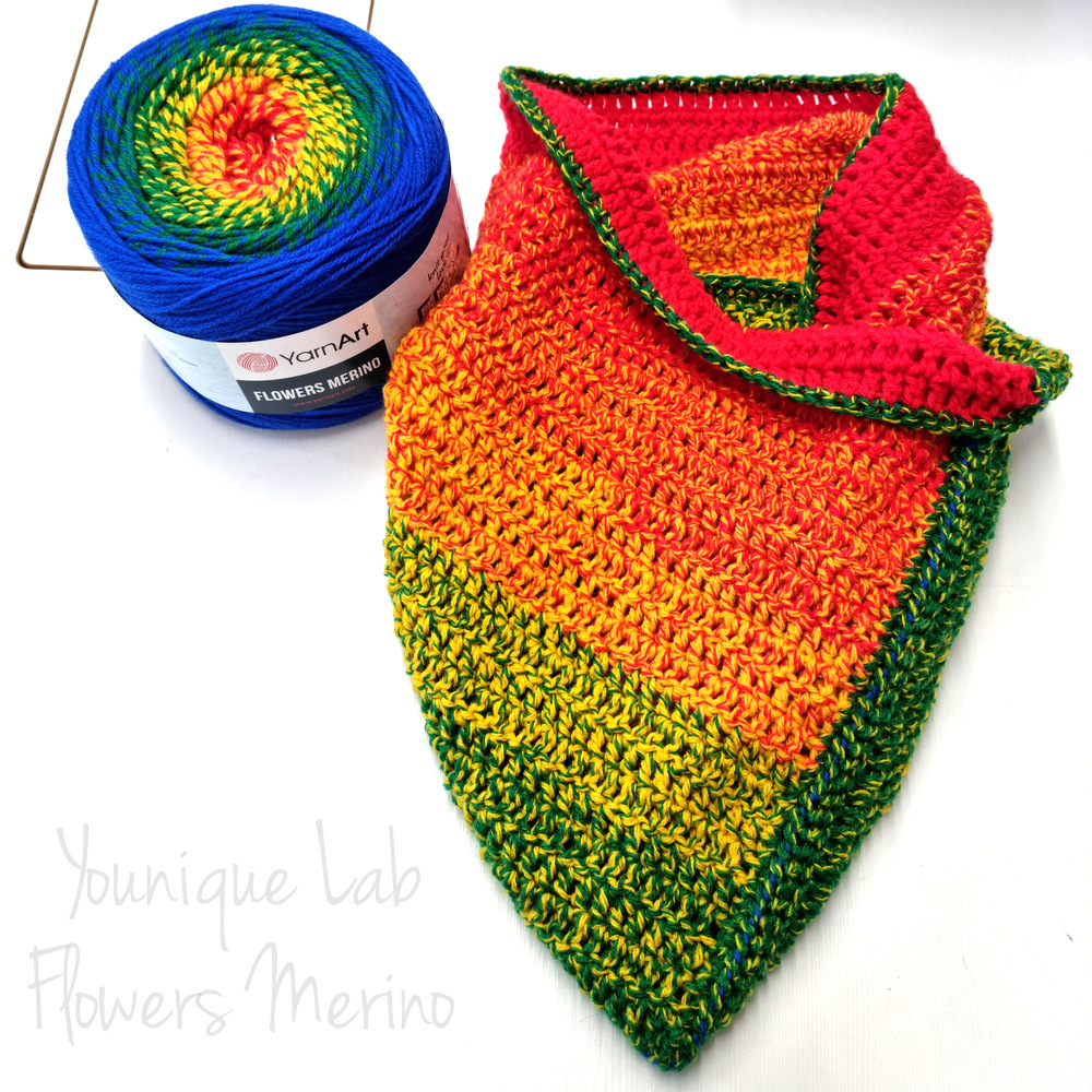 Flowers Merino Yarn Art by Younique Lab 2