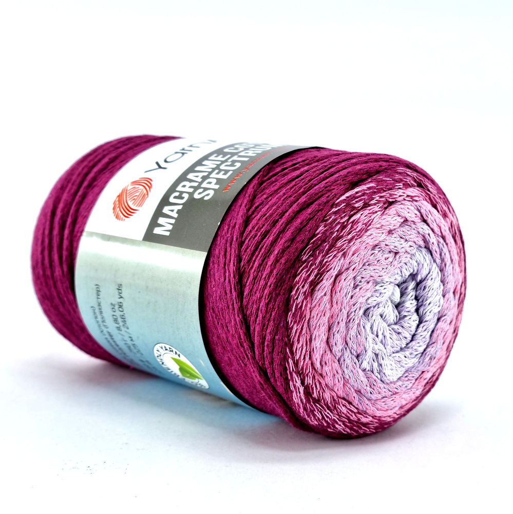 Macrame cotton spectrum 1314 Yarn Art νήμα για τσάντες σουπλα χαλιά καλάθια by Younique Lab 1