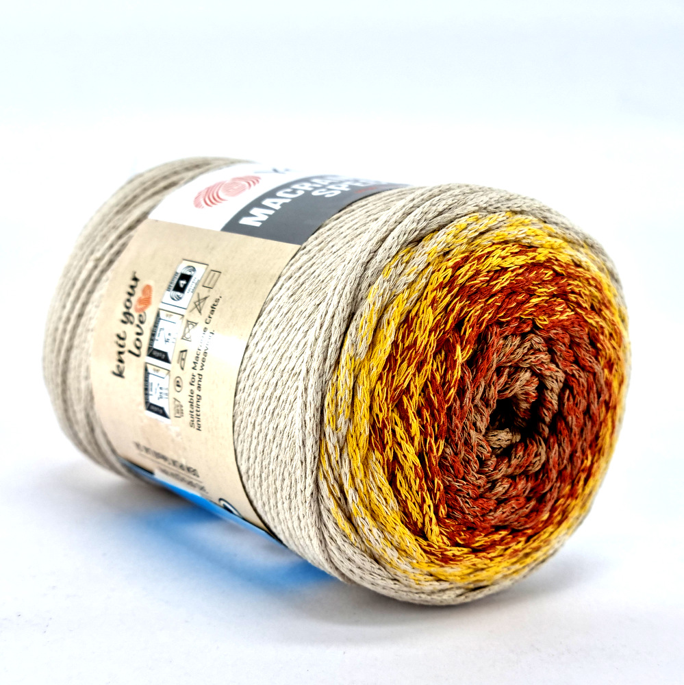 Macrame cotton spectrum 1325 Yarn Art νήμα για τσάντες σουπλα χαλιά καλάθια by Younique Lab 2