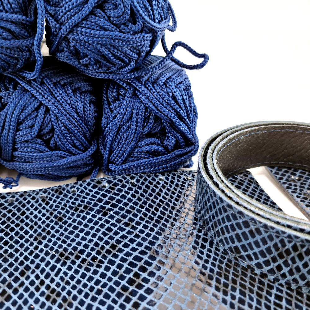 Magnolia kit σε δέρμα φίδι μπλε by Younique Lab 2