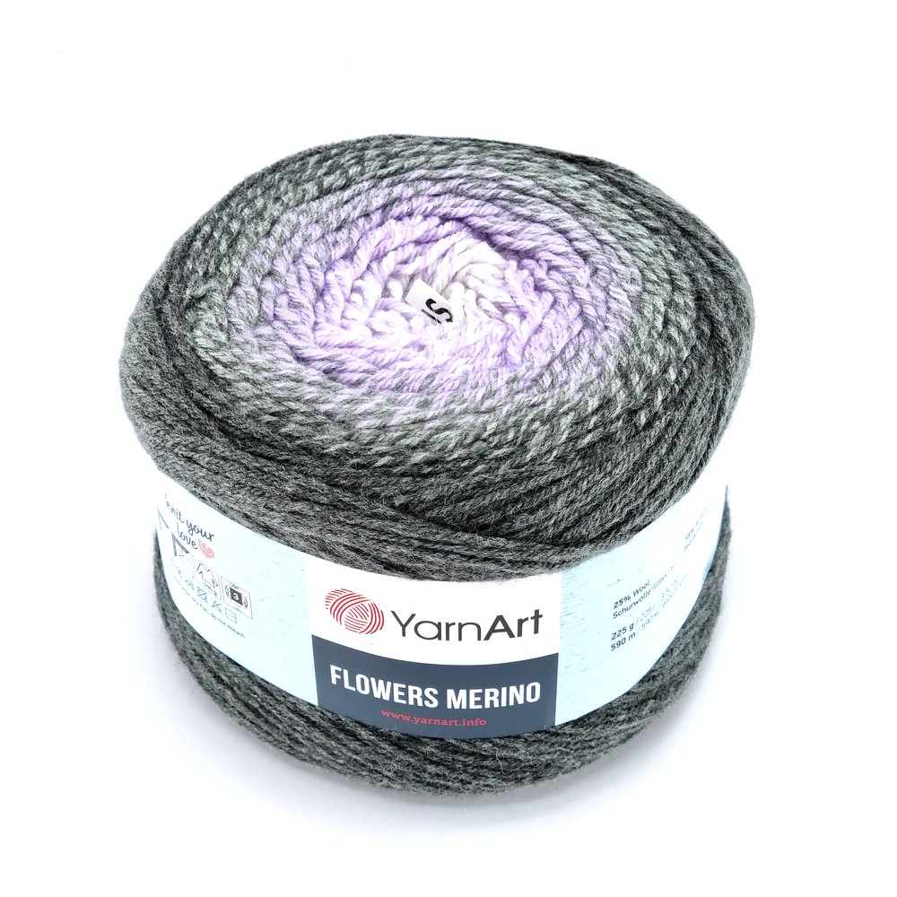 Yarn art flowers merino 547 by Younique Lab 2