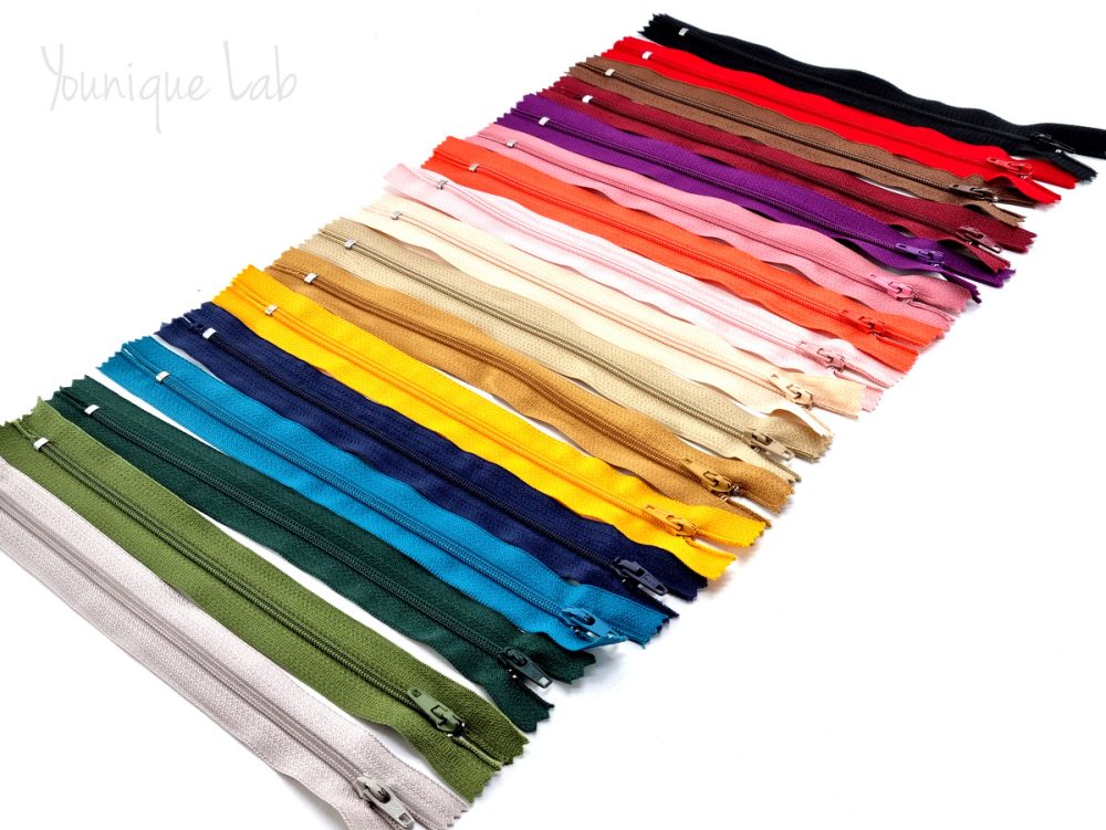 φερμουαρ 20 εκ για τσέπες και τσαντάκια σε πολλά χρώματα by Younique Lab