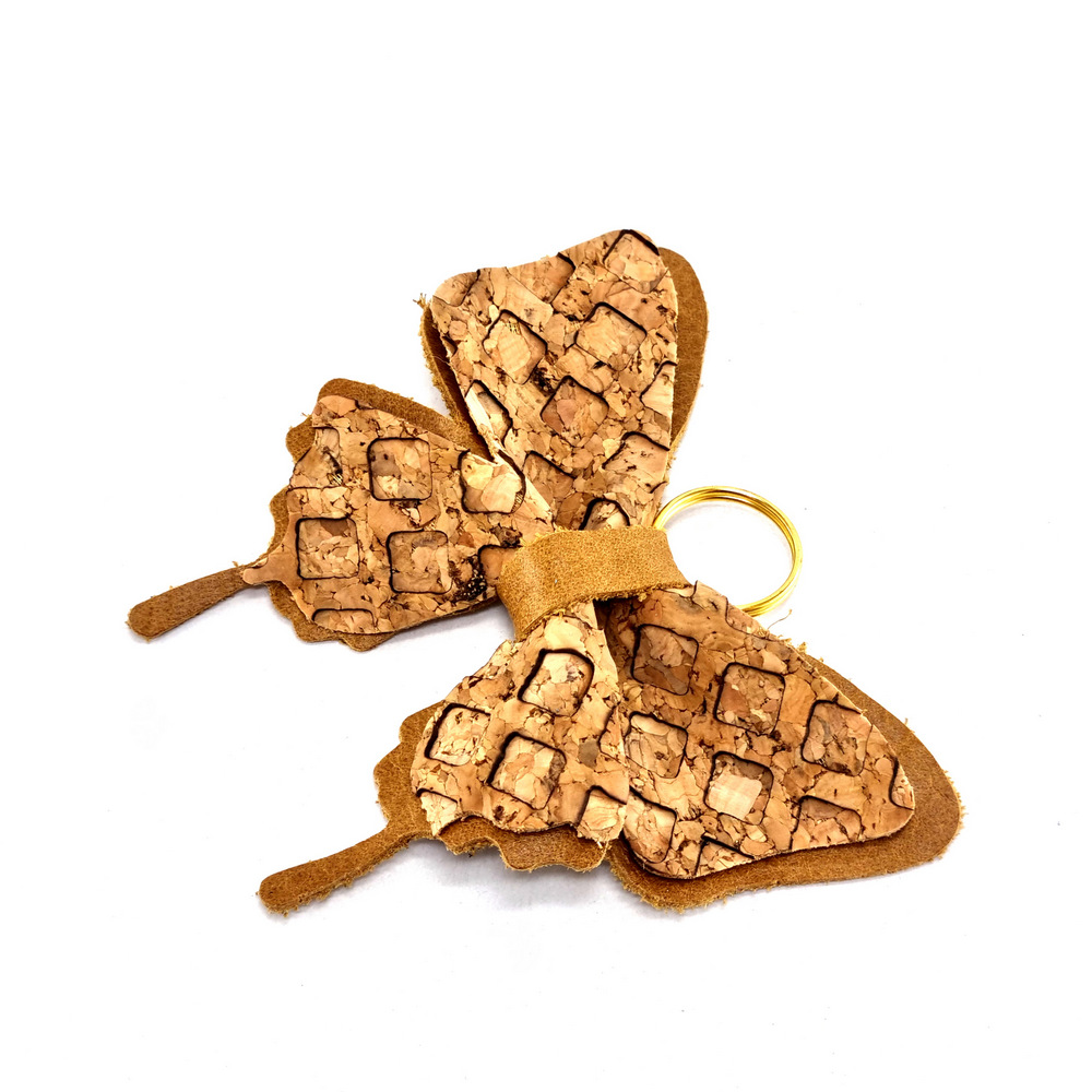 Δερμάτινες διακοσμητικές πεταλούδες για τσάντες και μπρελοκ by Younique Lab 18