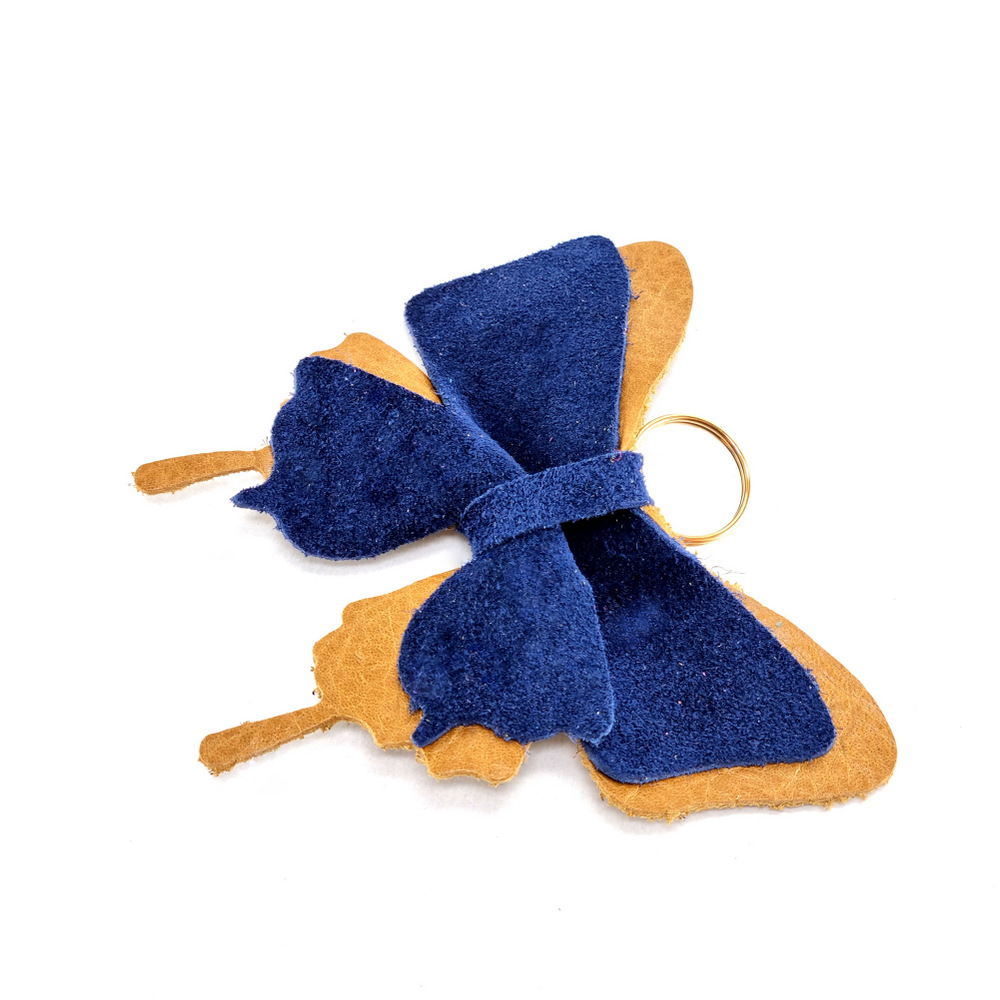 Δερμάτινες διακοσμητικές πεταλούδες για τσάντες και μπρελοκ by Younique Lab 20