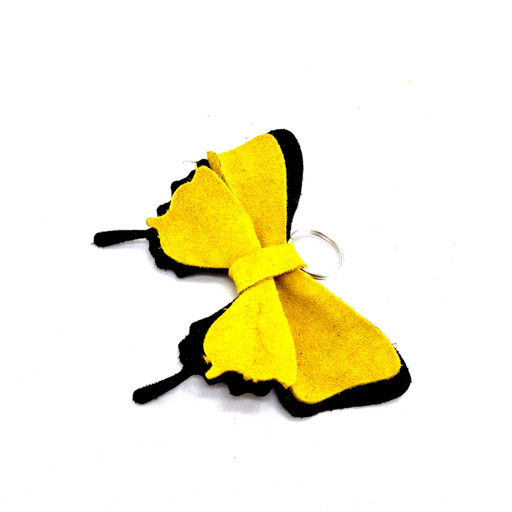 Δερμάτινες διακοσμητικές πεταλούδες για τσάντες και μπρελοκ by Younique Lab 26