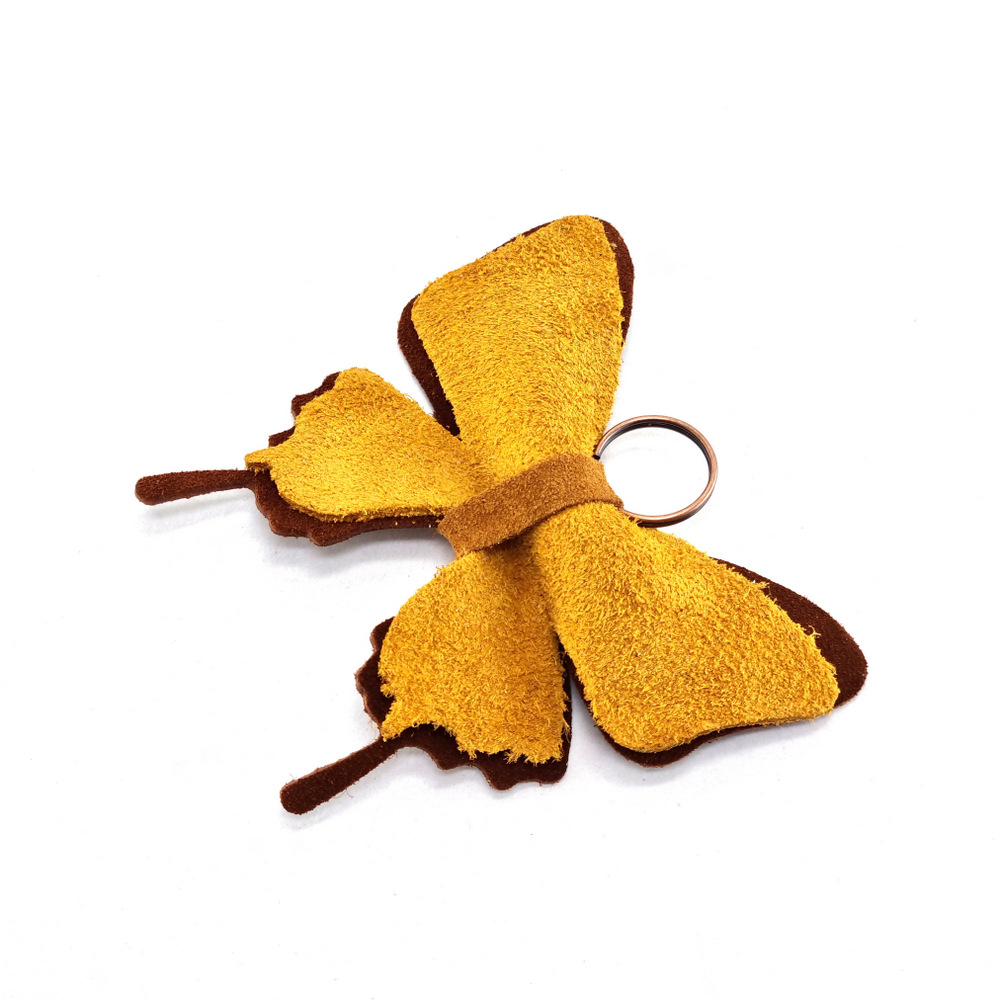 Δερμάτινες διακοσμητικές πεταλούδες για τσάντες και μπρελοκ by Younique Lab 27