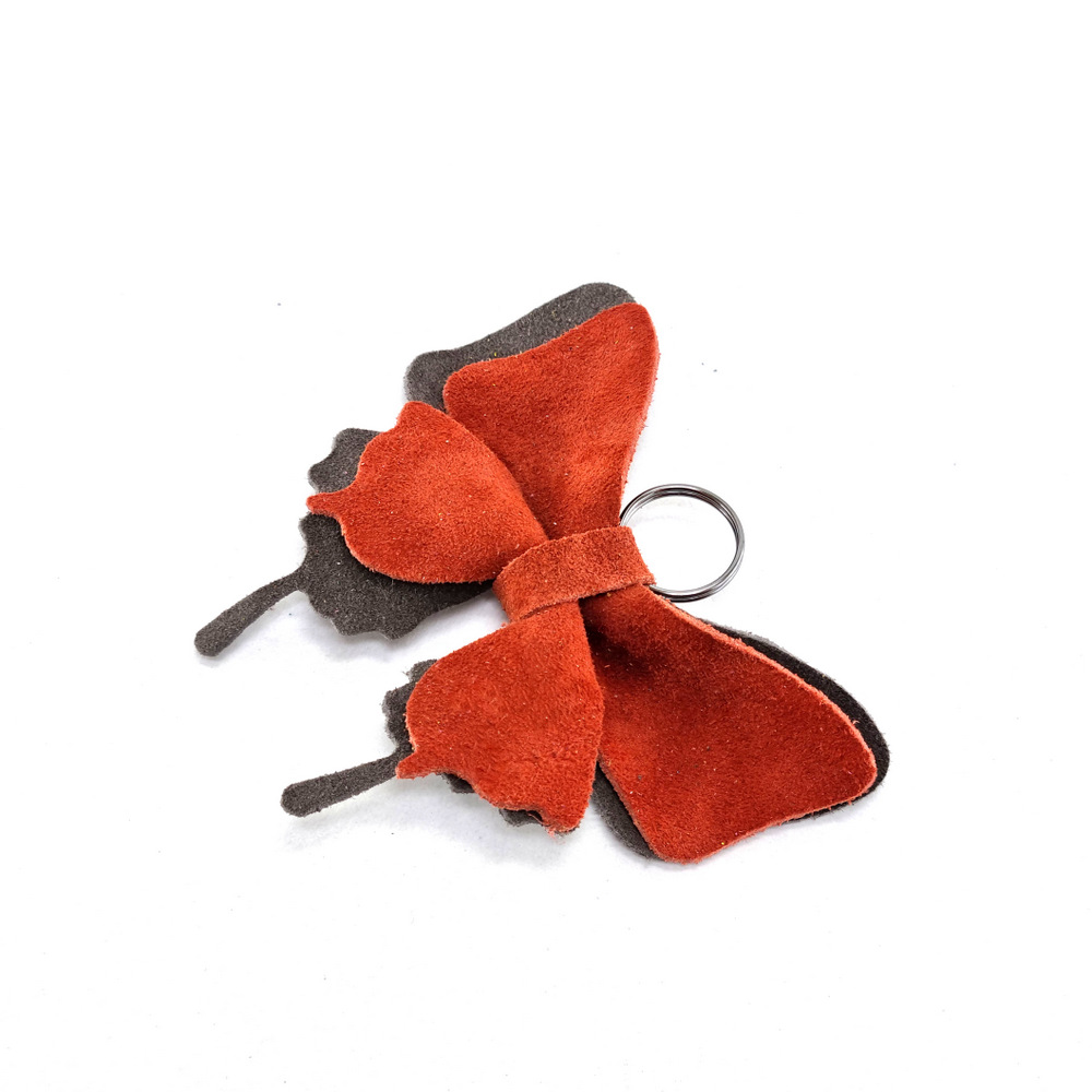 Δερμάτινες διακοσμητικές πεταλούδες για τσάντες και μπρελοκ by Younique Lab 28