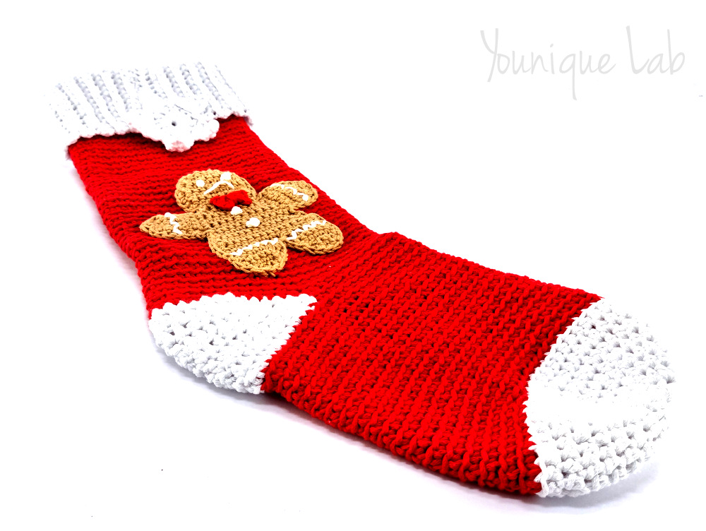 amigurumi Χριστουγεννιάτικη Κάλτσα by Younique Lab 10