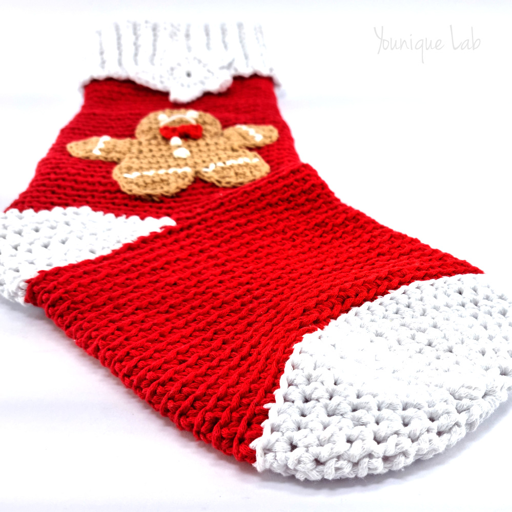amigurumi Χριστουγεννιάτικη Κάλτσα by Younique Lab 3