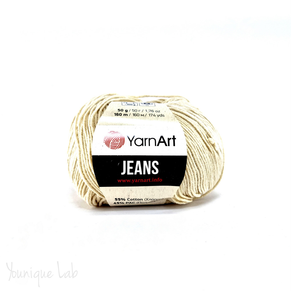 Νήμα Jeans Yarn Art No05 εκρού by Younique Lab 3