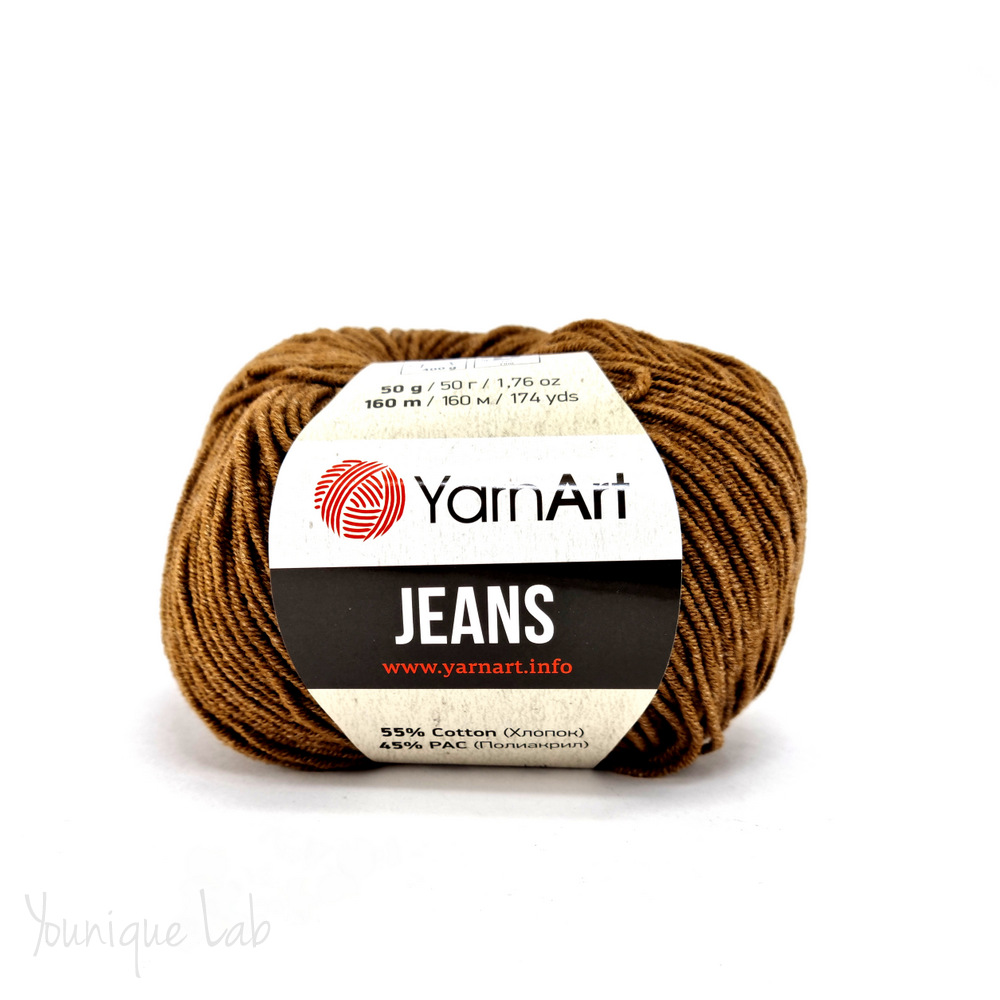 Νήμα Jeans Yarn Art No40 καφέ μελί by Younique Lab 3