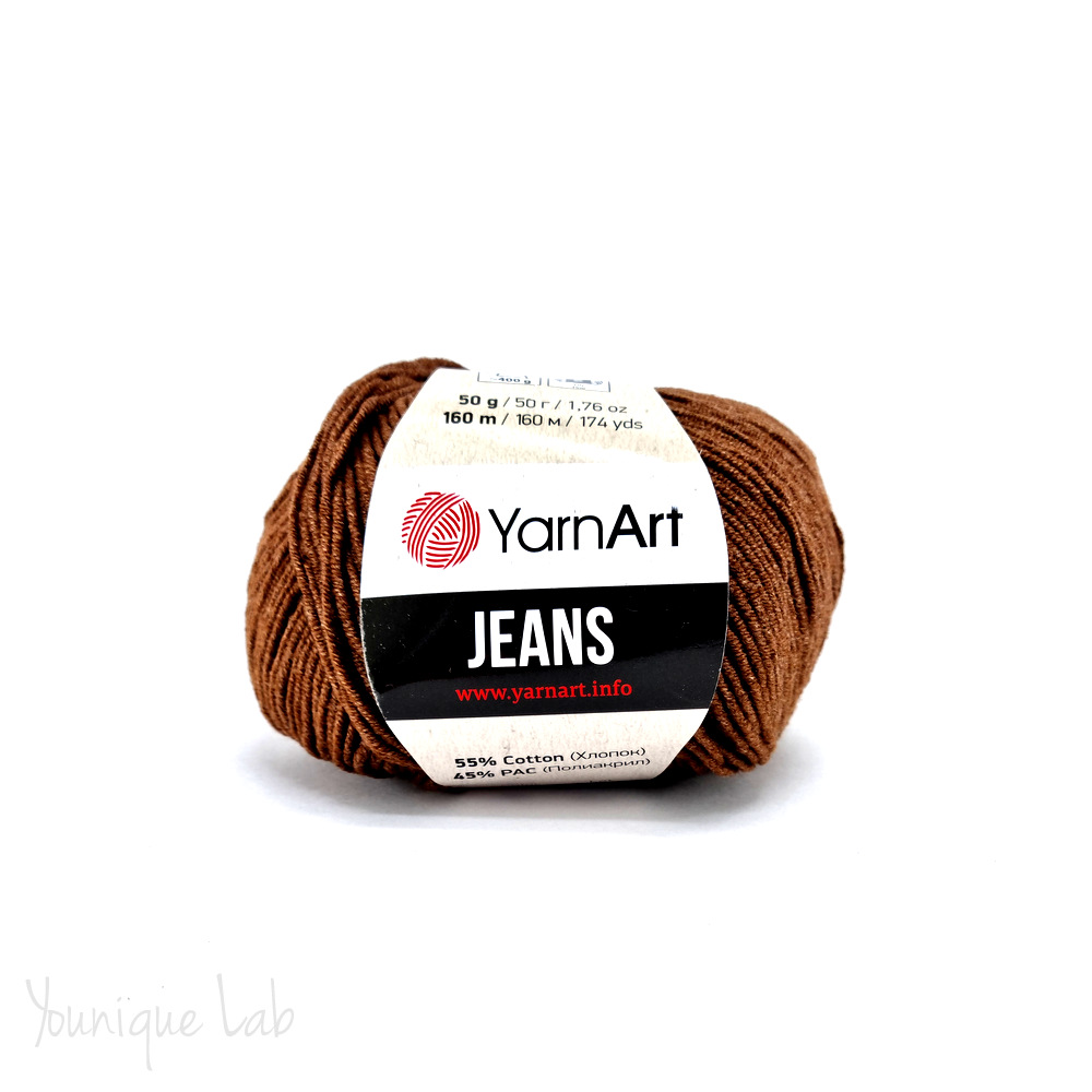 Jeans Yarn Art No70 καφέ σκούρο by Younique Lab 3