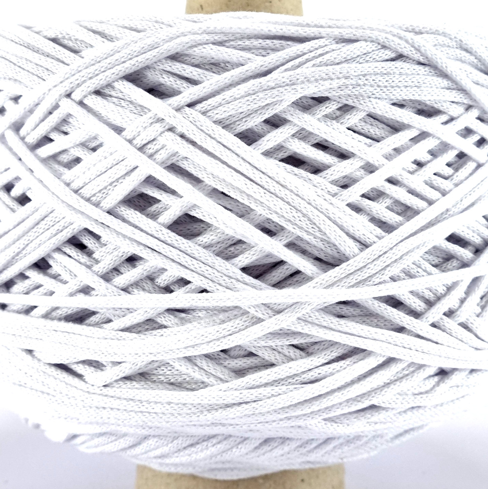 Νήμα Jumbo Cotton βαμβακερό νήμα μακραμέ και για τσάντες λευκό by Younique Lab 1
