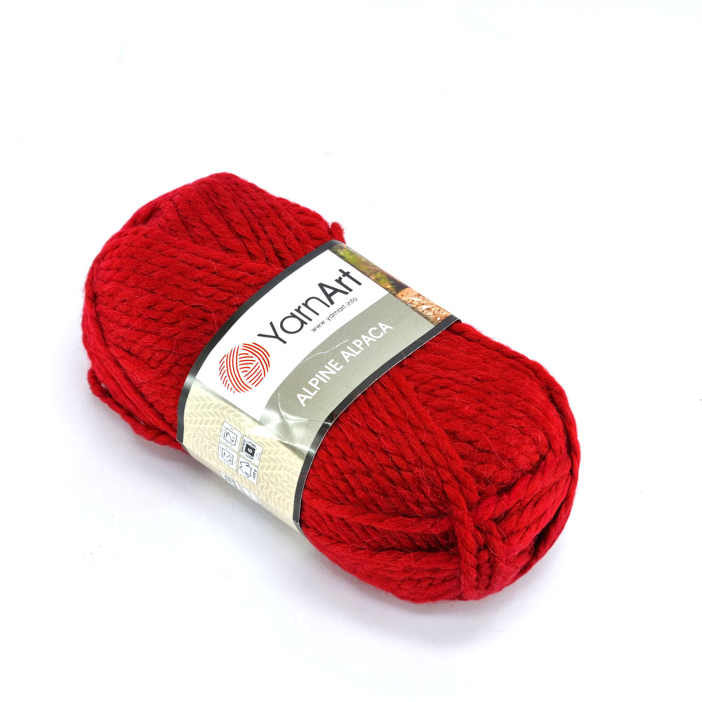 Νήμα για ρούχα Alpine Alpaca Yarn Art 434 κόκκινο by Younique Lab 3