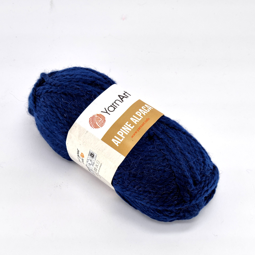 Νήμα για ρούχα Alpine Alpaca Yarn Art 437 μπλε σκούρο by Younique Lab 3