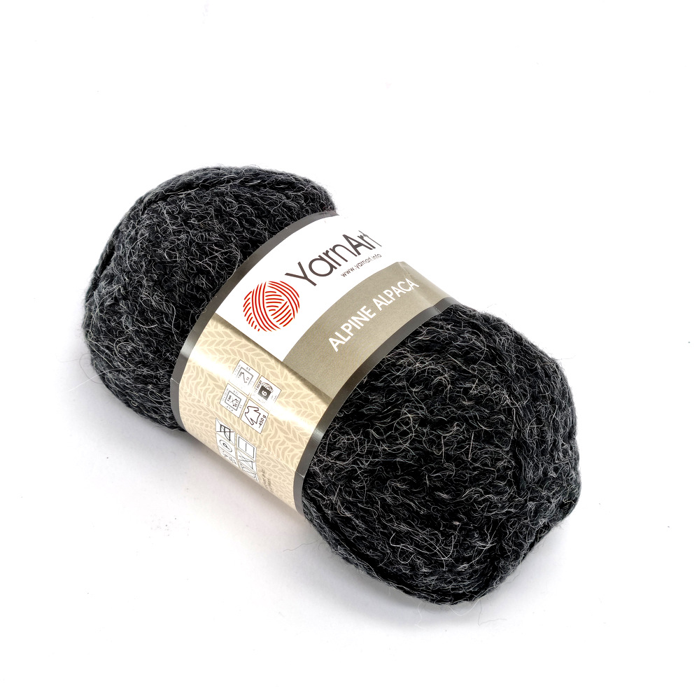 Νήμα για ρούχα Alpine Alpaca Yarn Art 439 μαύρο by Younique Lab 3