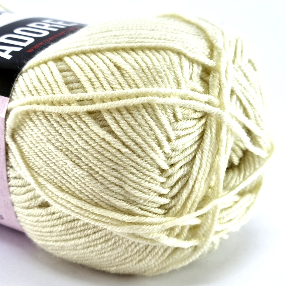 Νήμα για ρούχα Yarn Art Adore 331 εκρού by Younique Lab 1