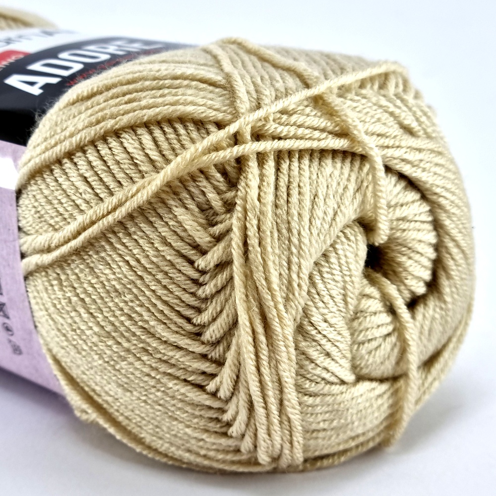 Νήμα για ρούχα Yarn Art Adore 335 ανοιχτό μπεζ by Younique Lab 1