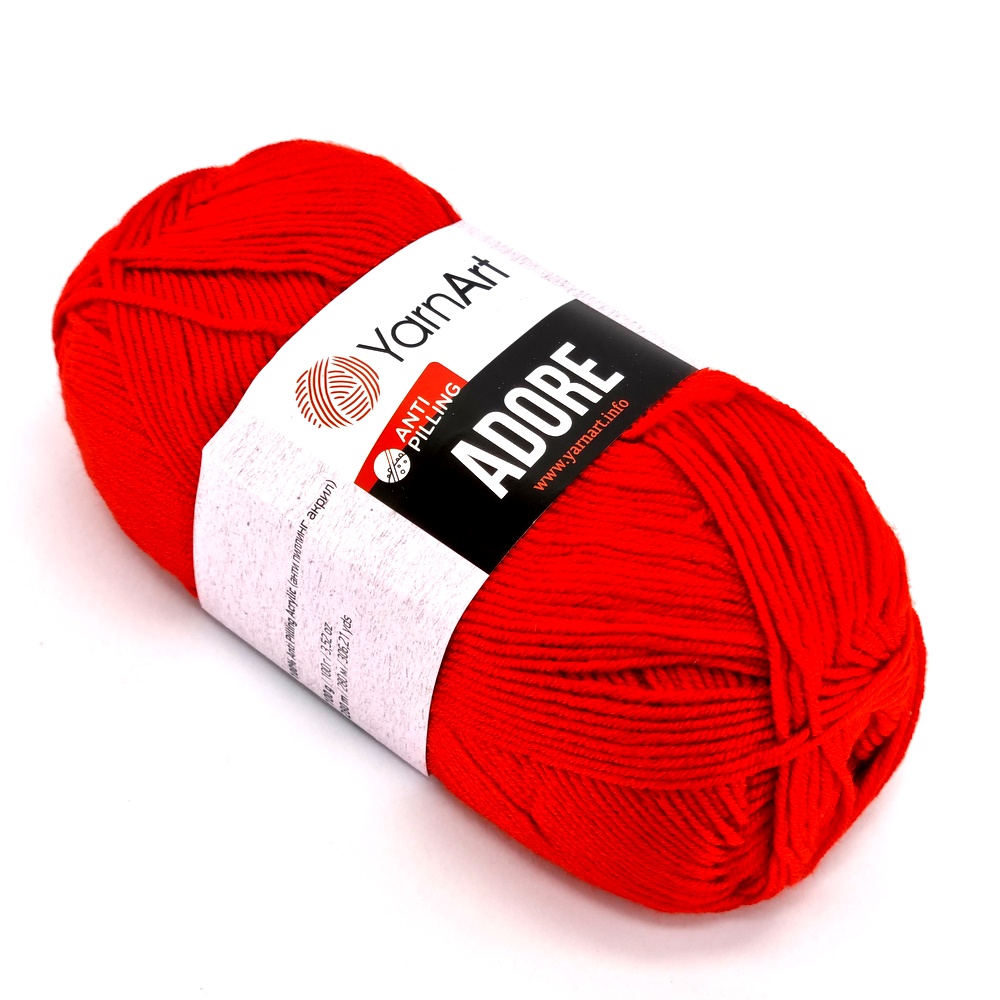 για ρούχα Yarn Art Adore 371 κόκκινο by Younique Lab 4