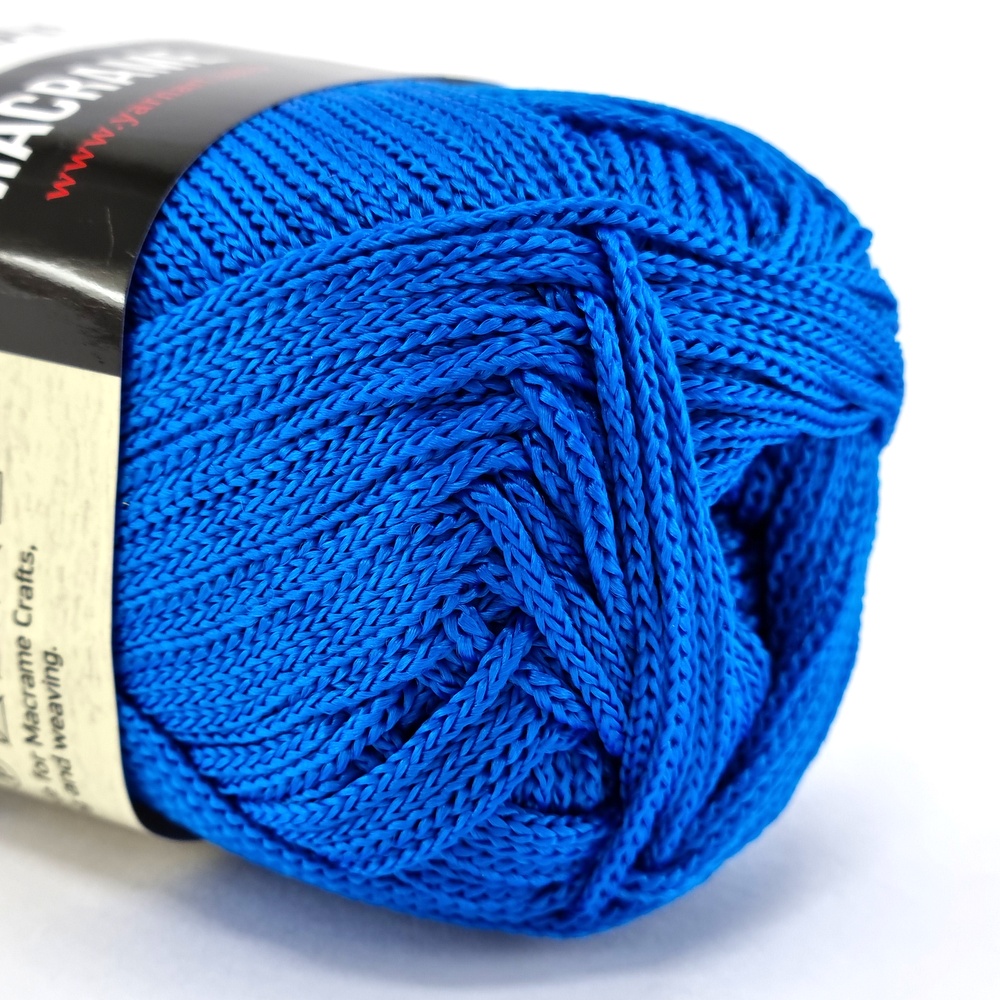 για τσάντες Yarn Art Macrame 139 μπλε ρουα by Younique Lab 1