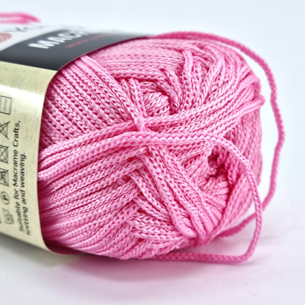 Νήμα για τσάντες Yarn Art Macrame 147 ροζ by Younique Lab 1