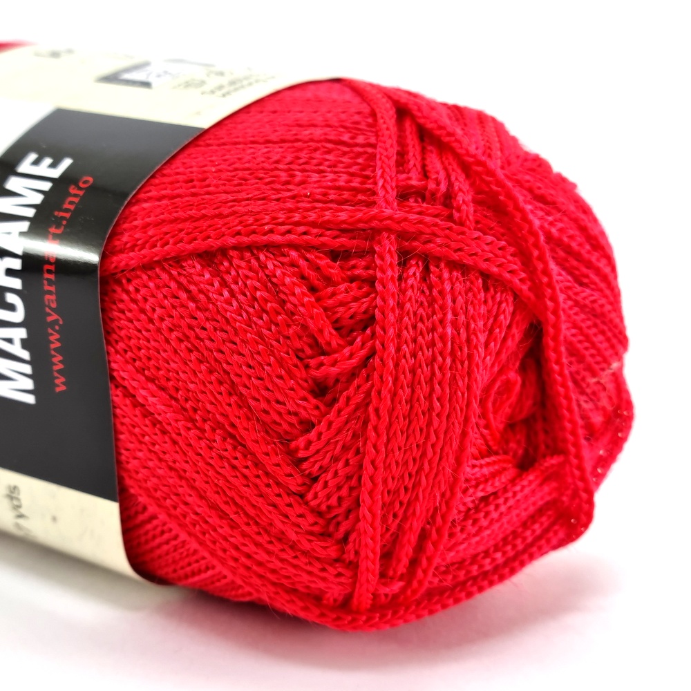 για τσάντες Yarn Art Macrame 163 κόκκινο ανοιχτό by Younique Lab 1