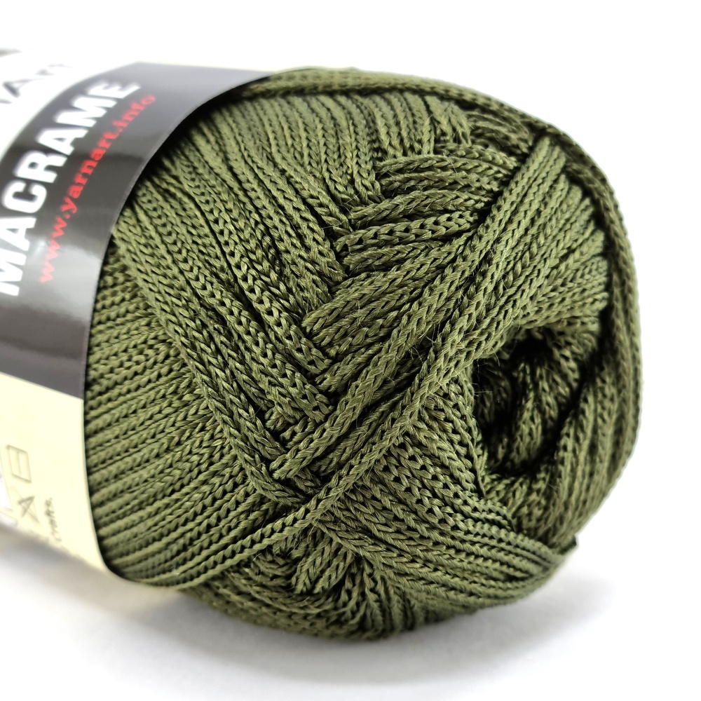 για τσάντες Yarn Art Macrame 164 χακί by Younique Lab 1