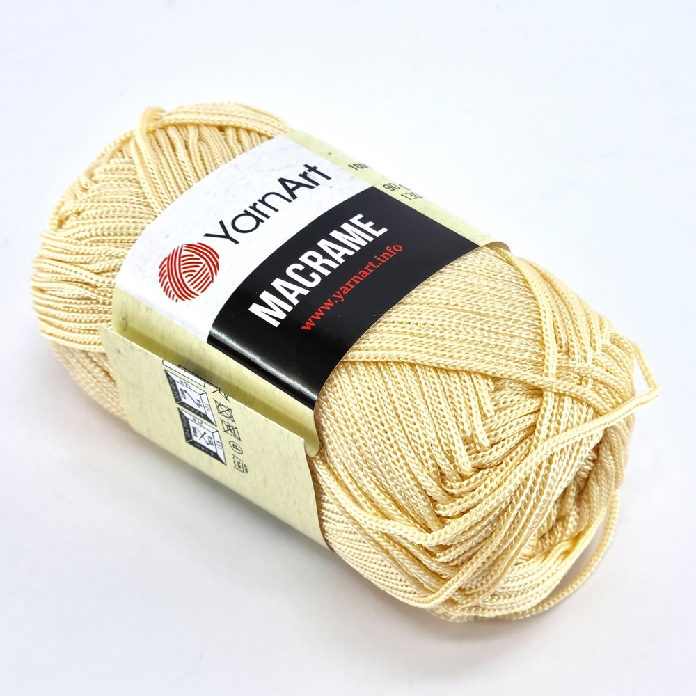 Νήμα για τσάντες Yarn Art Macrame 165 ζαχαρί by Younique Lab 2