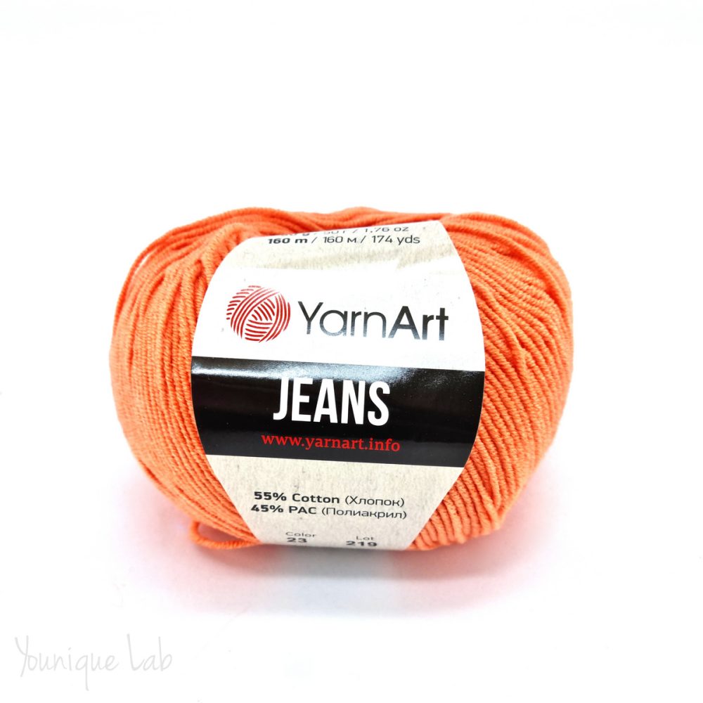 Νο.23 σομόν Jeans Yarn Art by Younique Lab 2