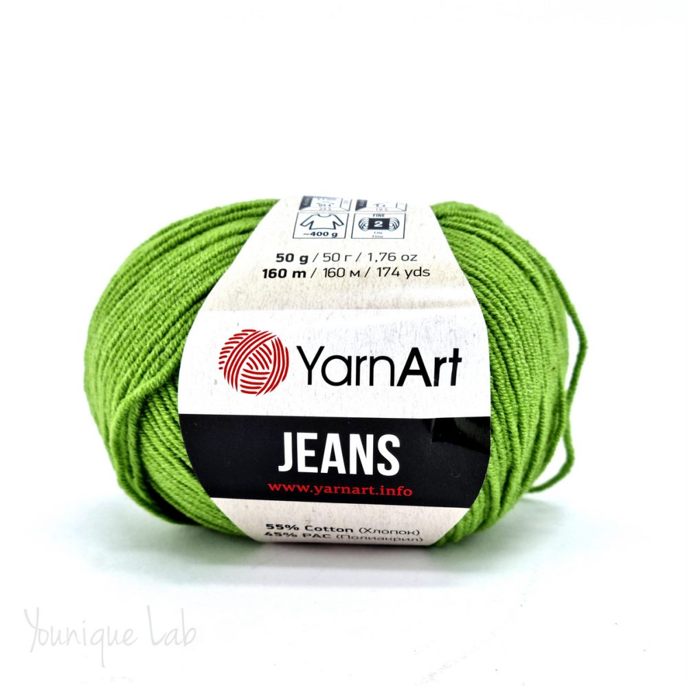 Νο.69 Jeans Yarn Art πράσινο ανοιχτό by Younique Lab 4