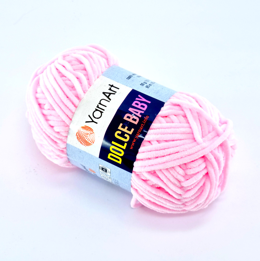 Νο.750 Dolce baby Yarn Art ροζ by Younique Lab 2