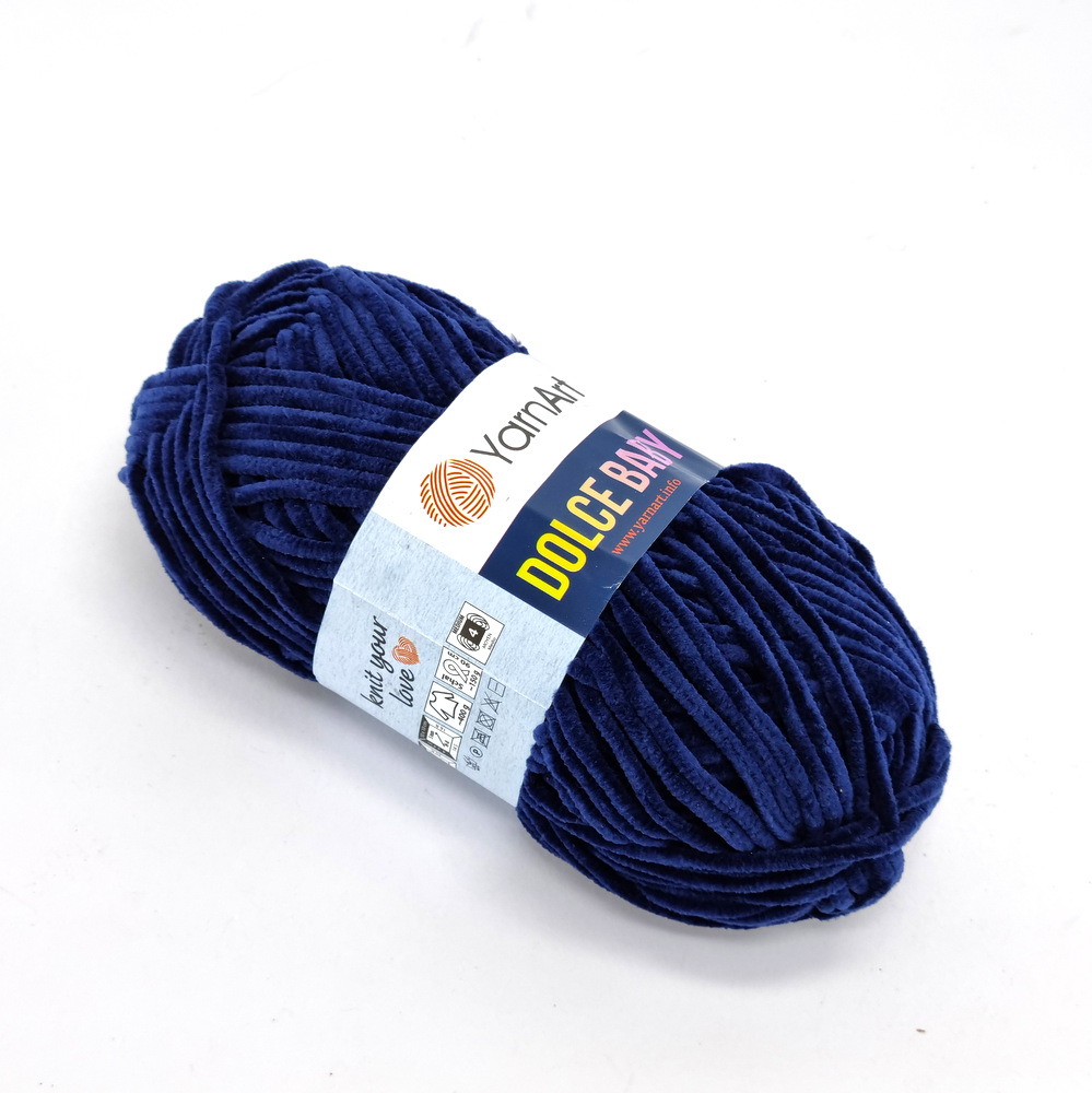 Νο.756 Dolce baby Yarn Art μπλε σκούρο by Younique Lab 2