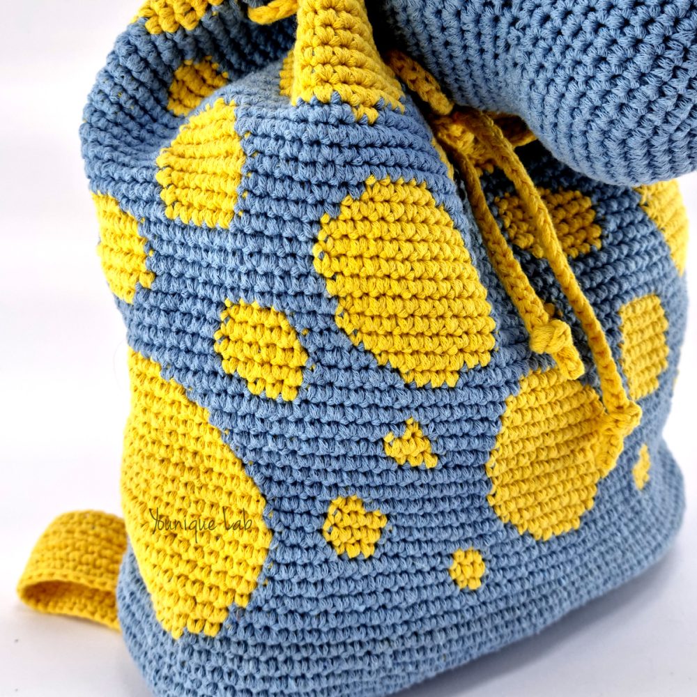 Παιδική τσάντα amigurumi δεινόσαυρος by Younique Lab 16