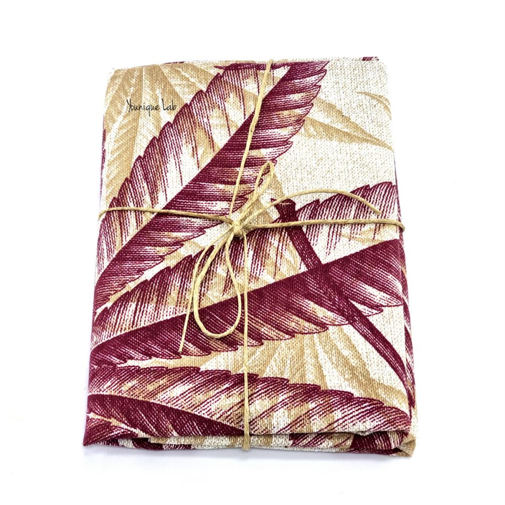 Φόδρα για τσάντες καραβόπανο λονέτα με φύλλα by Younique Lab Lin 139 2